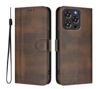 GOGME Case For Oukitel C3 2025 - Stylish TPU Leather Cover With Wallet Function, Magnetic Bumper Shell, Full Protection, Brown