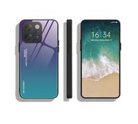 GOGME Glass Protective Shell for VIVO V70 5G Case, Ultra-Slim Shockproof Cover, Silicone TPU Frame + Tempered Glass Back Case Cover - 3