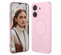 GOGME Liquid Silicone Case for Realme GT8 Pro With Soft-Touch Cover And Shockproof Shell, Bumper Design, Compatible With MagSafe - Pink