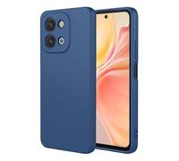 GOGME Phone Case for OPPO A5 4G / 5G with Anti-Scratch Microfiber Lining Liquid Silicone Shockproof Protective Back Cover Slim Soft TPU Bumper Shell, Blue