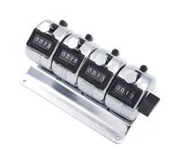 GOGO 4-Unit Tally Counter 4 Digit Clicker Counter On Stand Metal Tally Counters Clicker for Counting, Golf Scoring