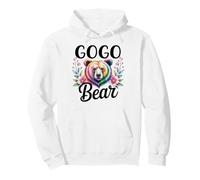 GOGO Bear Floral Graphic for Mothers Day Moments Pullover Hoodie