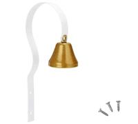 GoGo Bell Dog Doorbell for Housebreaking/Housetraining Door Bell/Potty Training Your Poochie to Let You Know When They Need to Tinkle (White, Qty 1)