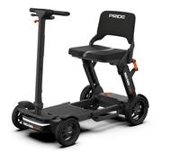 GoGo Compact Folding Mobility Scooter - Lightweight Travel Scooter with Lithium Battery, 4mph, 136kg Capacity, Compact Boot-Friendly Design (Black)