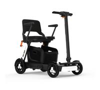 GoGo Compact Folding Mobility Scooter - Lightweight Travel Scooter with Lithium Battery, 4mph, 136kg Capacity, Compact Boot-Friendly Design (White)