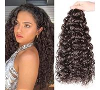 GOGO Curly Hair Crochet Hair 14 Inch 7 Packs for Black Women Deep Wave Beach Curls Synthetic Hair Extensions (#4)