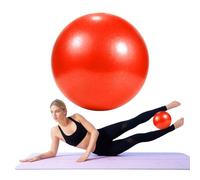 GOGO Exercise Ball for Physical Therapy, Red Pilates Ball 9 Inch Mini Yoga Balls for Stability Balance Barre Core Stretching