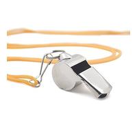 GOGO Metal Whistle with Lanyard, Sporting Coach Whistle, Safety Whistle, Emergency Survival Whistle
