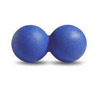 GOGO Peanut Massage Ball for Myofascial Release, Royal Blue Double Lacrosse Fascia Balls for Back Feet Trigger Point Therapy, Deep Tissue