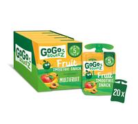GoGo squeeZ Fruit Smoothie Snack Multifruit 5X(4X90g)
