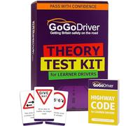 GoGoDriver Theory Test Kit for Learner Drivers - Includes The Highway Code Book 2026 UK & Driving Theory Test Flash Cards 2026 UK - 17th Birthday Teenage Gifts for 17 Year Old Teen Boys & Girls