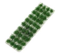 Gogogmee 1 Box DIY Sand Table Miniature Grass Clusters for Military Model Scenery Lightweight Artificial False Grass for Micro Landscape Soldier Scene Decoration Easy to Cut and Maintain