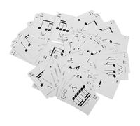 Gogogmee 1 Box Portable Rhythm Poker Cards Music Theory Flashcards Set Lightweight Music Notation and Note Training Tool for Students and Teachers Rhythm Education and Sight-reading