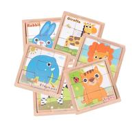 Gogogmee 1 Set Animal Puzzles for Educational Early Learning Promote Color Shape Differentiation Creative Problem Solving Skills for Cognitive Development Activities