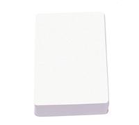 Gogogmee 1 Set DIY Blank Two Sided Prop Cards Creative for Games Personal Use and Collecting Great Resilience Resistant to Bending for Amusements and Family Fun