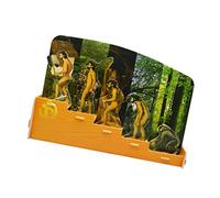 Gogogmee 1 Set Human Evolution History Jigsaw Puzzle Educational DIY Science Plaything for Preschool Learning Develop Color Recognition and Understanding of Evolution Principles