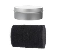 Gogogmee 1 Set Makeup Brush Cleaner Sponge Washing Tool with Cleaning Box Reusable Sponges for Efficient Makeup Brush Care for Home Travel Business Trips