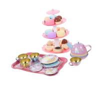 Gogogmee 1 Set Play Tea Set for Safe Teapot and Teacup Set Afternoon Tea Party Pretend Play Accessories