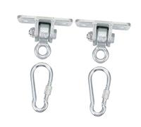 Gogogmee 1 Set Swing Hook Kit Stable Hangers with Safety Buckles for Indoor Outdoor Use Easy Installation Swing Utensils for Playground Garden and Home