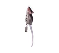 Gogogmee 10.5G Topwater Rat Fishing Lure with Barbed Hooks Mouse Simulation Bait for Freshwater Fishing Artificial Set with Brilliant Colors and Eyes for Fish
