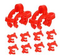 Gogogmee 10 Pcs Plastic Keck Clamps for Glass Ground Laboratory Polyoxymethylene Material Smooth Surface Suitable for Organic Synthesis and Fractional Distillation Equipment Random Color