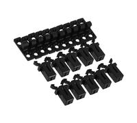 Gogogmee 10 Sets Bin Lid Replacement Latches Press Buckles for Touch-top Garbage Cans Secure Fit Easy Install Versatile Switch Lock Buckles for Home and Public Use