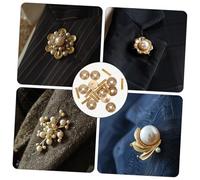 Gogogmee 10 Sets Metal Badge Screw Pin Backs for Crafting Badge Fixator Multi-Functional Fix Screw Caps Compatible with Various Easy Secure and Remove Accessories