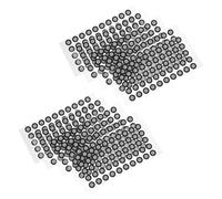 Gogogmee 10 Sheets 3D Scanner Reflective Marker Dots, Motion Capture Spherical Reference Points, High Reflective Tracking Stickers for Mapping and Alignment Devices