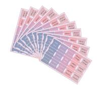 Gogogmee 10 Sheets Bible Index Tabs Bible Book Tabs Decorative Book Tabs Adhesive for Women Study Bible