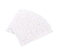 Gogogmee 10 Sheets Eyelash Extension Measurement Stickers with Scale for Students Dual-purpose Lash Isolation Tape Pads for Precise Lash Mapping and Accurate Practice