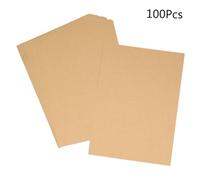 Gogogmee 100 Sheets Kraft Paper Retro Solid Color Wrapping Paper for Packing Printing DIY Craft Projects Scrapbooking and Wrapping