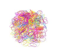 Gogogmee 1000pcs Colorful Elastic Rubber Bands for Hair Durable Stretchy Hair Ties for Ponytails and Braiding for Boys