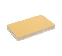 Gogogmee 100pcs Aluminum Metal Blanks Business Cards Lightweight Metal Blanks for Engraving Standard Name Card for Office DIY Personal Use