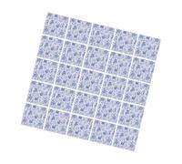 Gogogmee 100pcs Blue and White Vintage Floral Paper Napkins Decorative Printed Napkins for Restaurant Party Banquet Home Use Chic Table Setting Serviettes