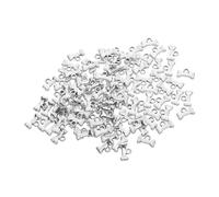 Gogogmee 100pcs Bone Shaped Dog Charms Small Zinc Alloy Pendants for DIY Jewelry Making Vintage Antiqued Craft Pendants for Bracelets Necklaces Dog Collars Wear-resistant Mini Charms
