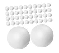 Gogogmee 100pcs DIY Foam Balls for Crafts Thick Foam Spheres for Kindergarten Art Projects for Imaginative Play and Skill Development