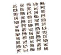 Gogogmee 100pcs Dreadlock Headdress Diy Jewelry Accessory Vintage Hair Cuff for Braids and Dreadlocks Hair Decor