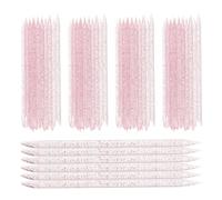 Gogogmee 100pcs Dual Ends Nail Rhinestone Picker Pens Manicure Tools Pink Plastic Crystal Dotting Sticks for Nail Art and Rhinestone Picking at Home Salon