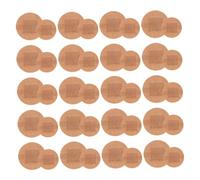 Gogogmee 100pcs Fabric Round for Fingertip and Joint Wound Care Breathable Adhesive Plasters with Strong Secure Fit Flexible Protection for Larger Finger Injuries Travel Essentials