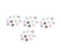 Gogogmee 100pcs Flower Shaped Alloy Charms for Necklace Diy Jewelry Making Pendant for Bracelets and Craft Projects Elegant Design for Creative Accessories