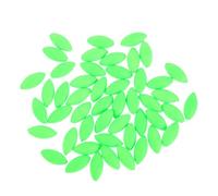 Gogogmee 100pcs Green Foam Fishing Floats Buoyancy Beads Round Olive Shape Visible Bobbers Lightweight Fishing Accessories for Freshwater Saltwater Anglers