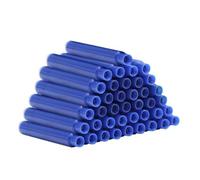 Gogogmee 100pcs Heat Erasable Ink Refills 3.4mm for Fountain Pens, Quick Dry Replacement Pen Ink Refills for Journaling and Calligraphy Use