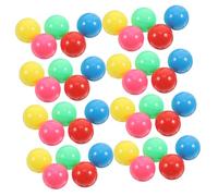 Gogogmee 100pcs Hollow Plastic Colored Counting Balls for Elementary Math Probability Learning Solid Color Marbles for Marble Runs and Chinese Checkers Educational Balls