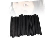 Gogogmee 100pcs Makeup Brush Screen Cover Makeup Brush Mesh Cover Net Cleaner Use DIY Feature Sleeve Black