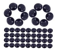 Gogogmee 100Pcs Mini Faux Blueberry Resin Embellishments Realistic Artificial Blueberries for DIY Craft Home Kitchen Decor Food Photography Props Party Decorations
