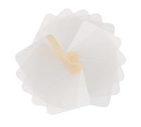 Gogogmee 100Pcs Non-Woven Fabric Adhesive Plaster Fixed Stickers Breathable Blank Patches with Rounded Corners for Daily Use Three-Volt Patch Accessories