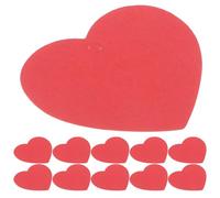 Gogogmee 100pcs Red Heart-Shaped Paper Tags for Wrapping and DIY Crafts, Creative Paper Labels with Expressive Design, Versatile Use for Valentine's Day Decorative Ornaments and Wedding