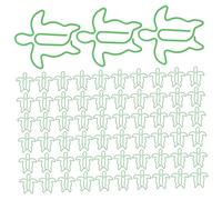 Gogogmee 100pcs Sea Turtle Paper Clips Cute Metal File Organizer Clips for Office Home Study Ocean Themed Decorative Fasteners Securely Hold Documents