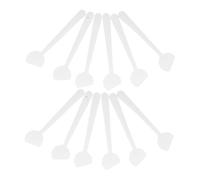 Gogogmee 100pcs Small Plastic Skincare Spatulas for Precise Mixing and Application of Facial Creams Masks and Lotions DIY Makeup Scoop Spoons for Easy Beauty Routine