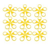 Gogogmee 100pcs Tire Nut Indicator Nuts Screw Cover Caps Screw Lug Caps Indicators Yellow